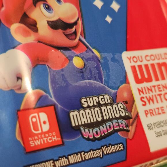 3 Super Mario Wonder KitKat King Size Collectible Candy Bars Mario Yoshi Peach - Picture 9 of 11